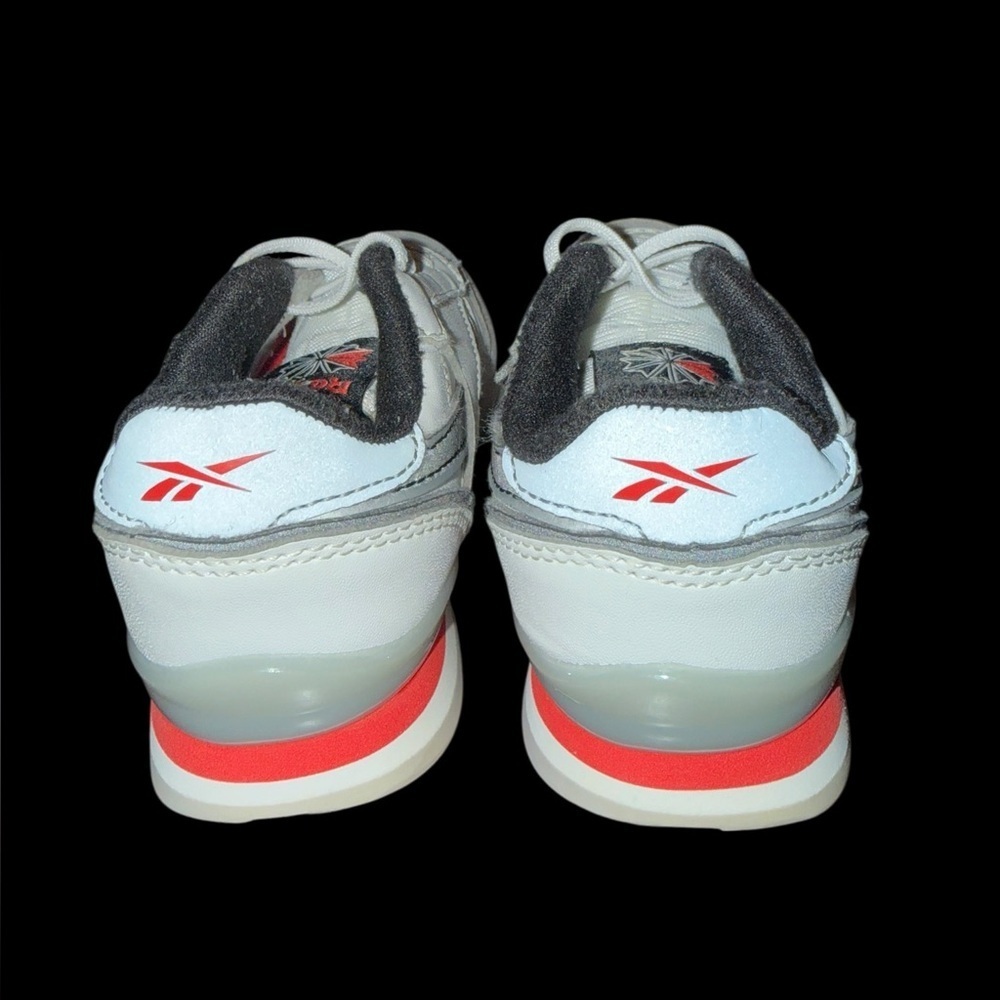 CLASSIC LEATHER STEP 'N' FLASH TODDLER 'WHITE VECTOR RED' - Picture 4 of 7